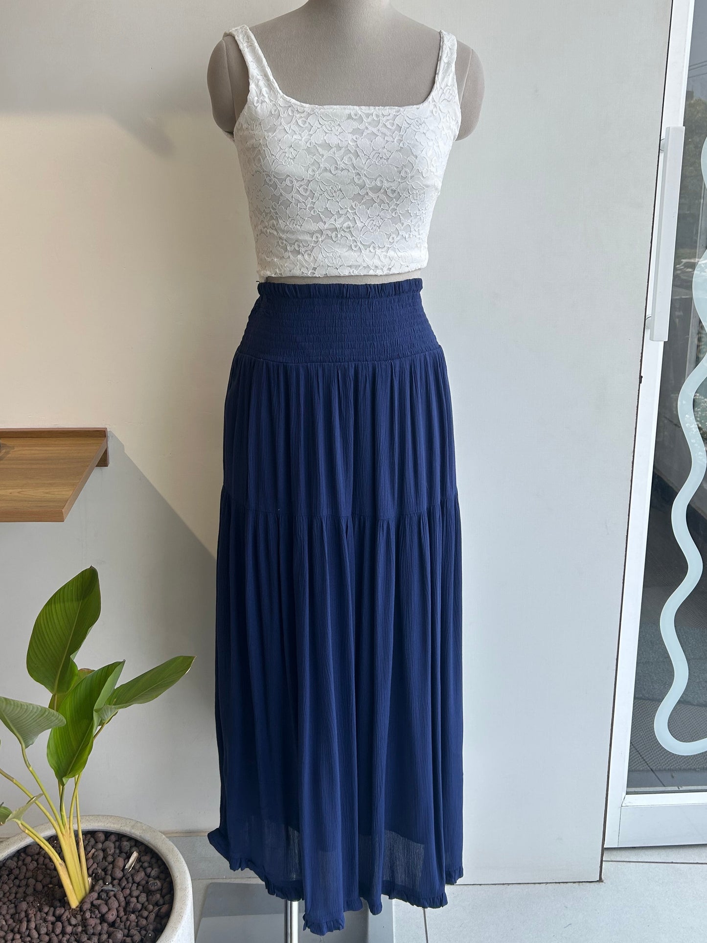 Skirt Japna Navy Blue
