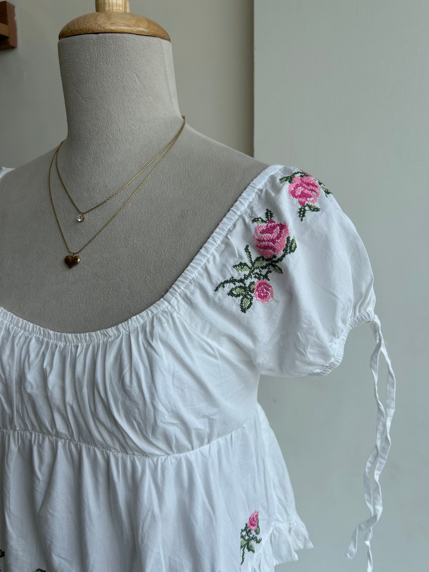 Japna floral embroidered top