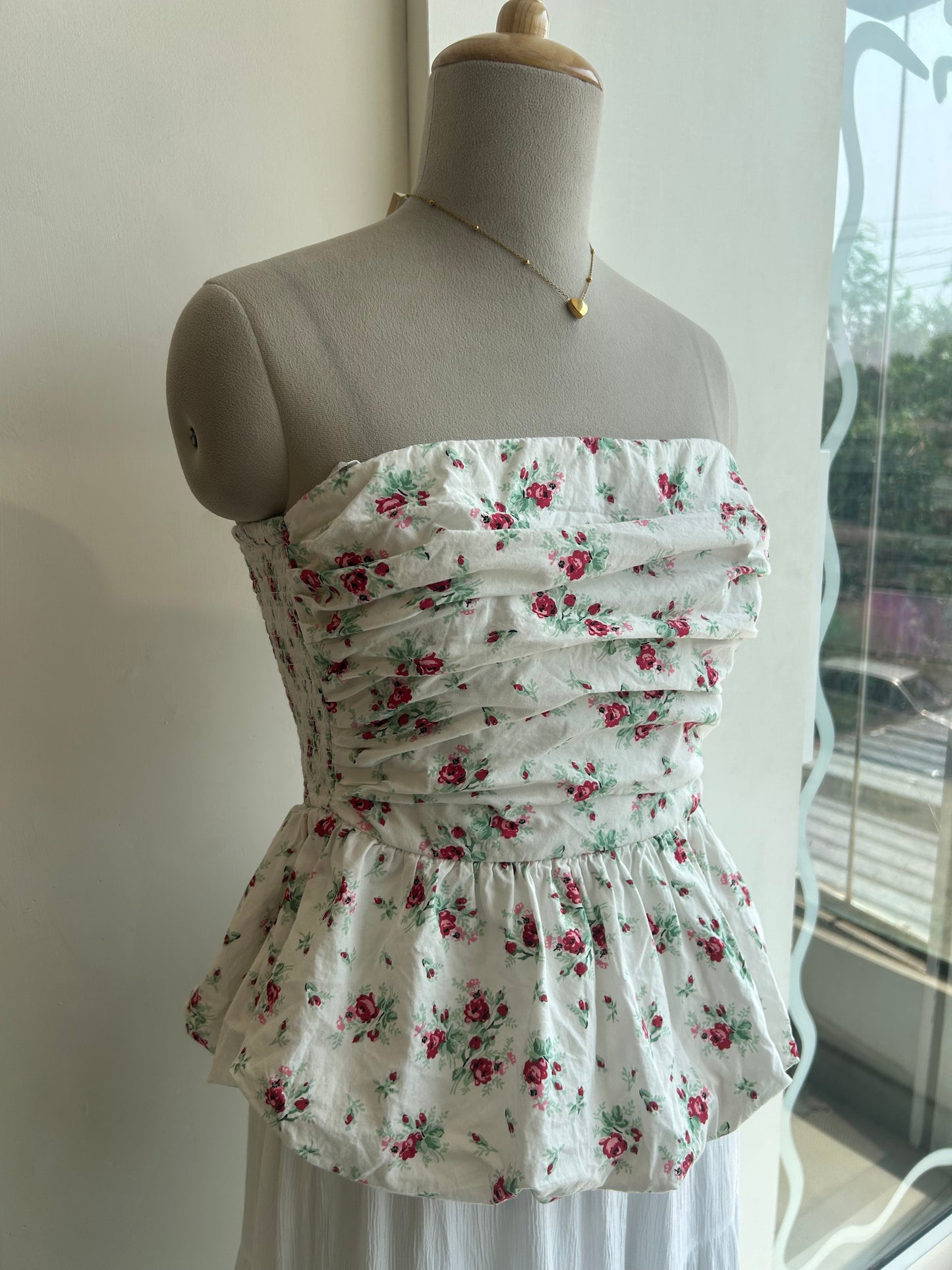 Japna Floral Peplum Top