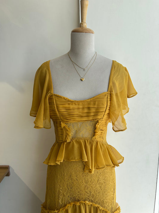 ASOS Flutter Sleeve Dress