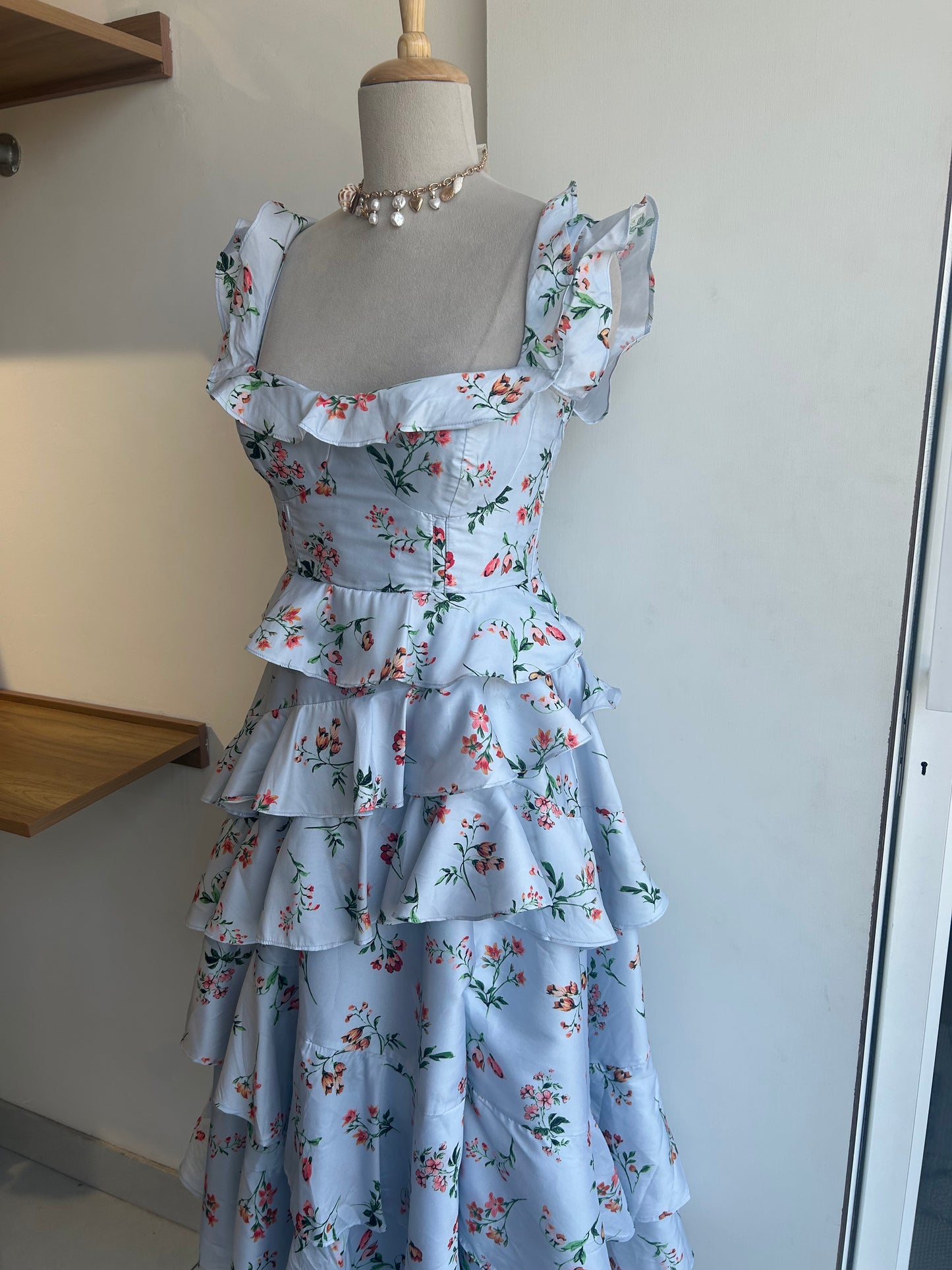 Anthropologie Corset Fit & Flare Dress