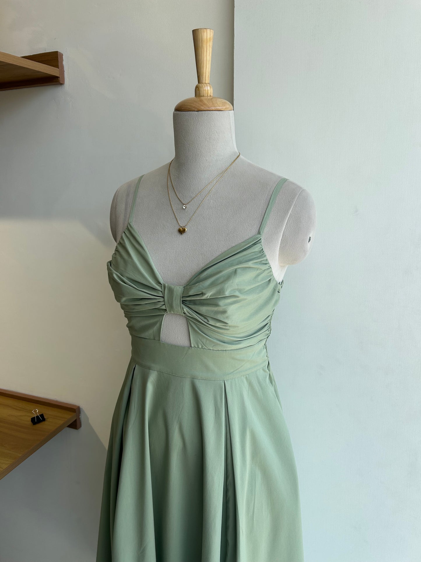 Sege Green Dress