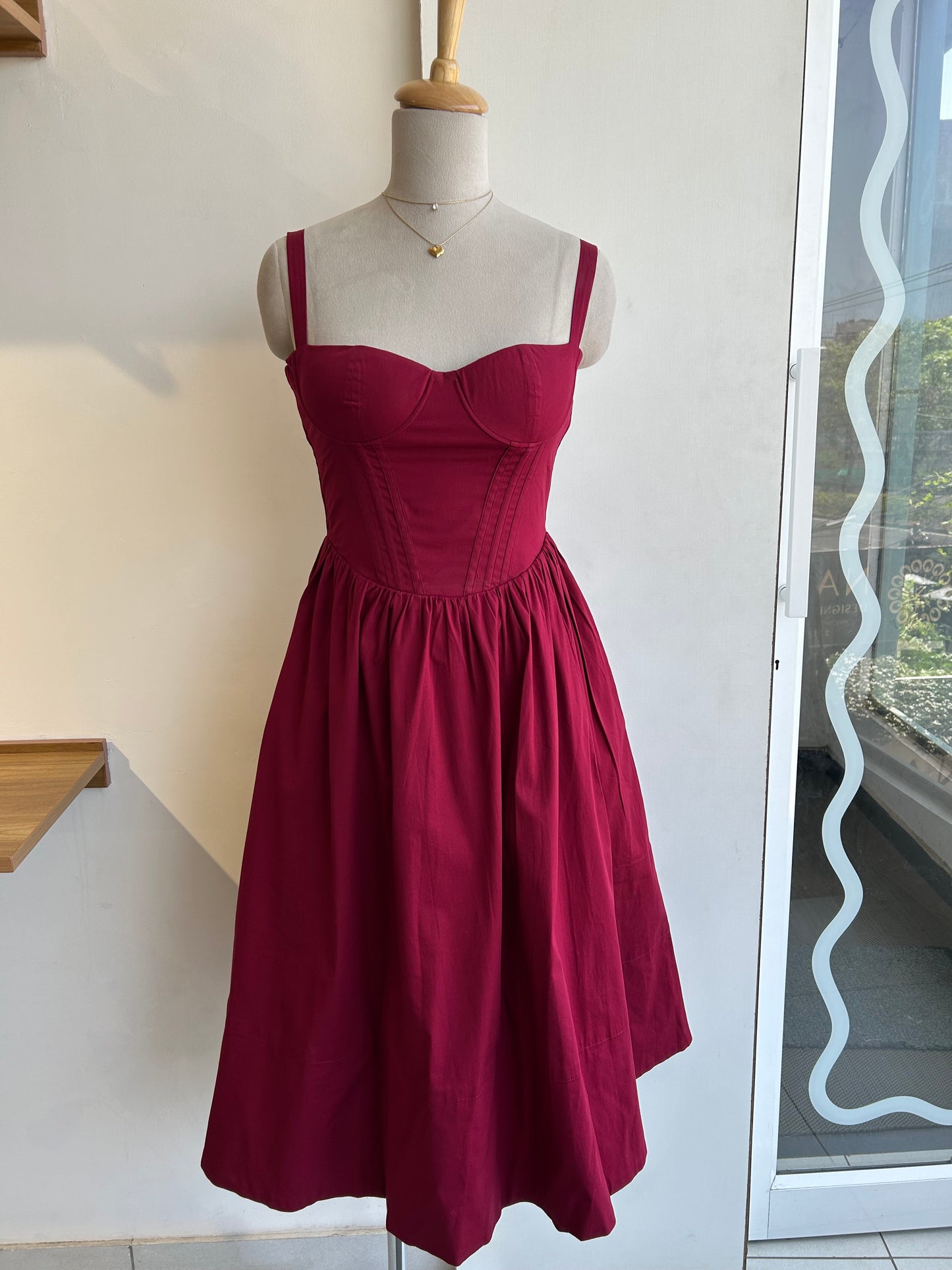 Red Corset Dress