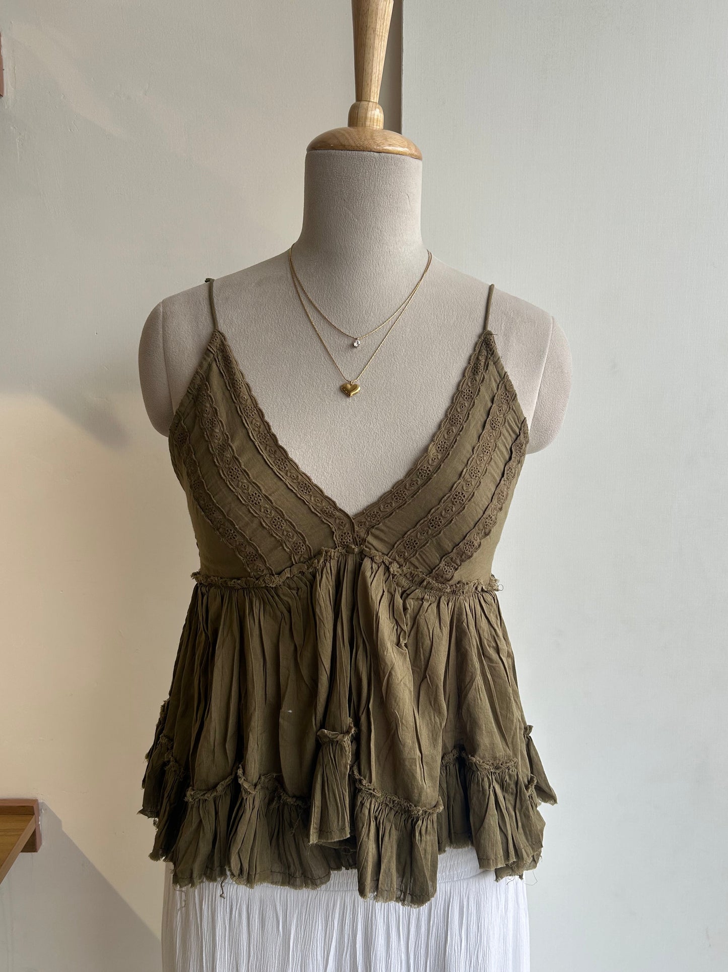 Urban outfitters green cami top