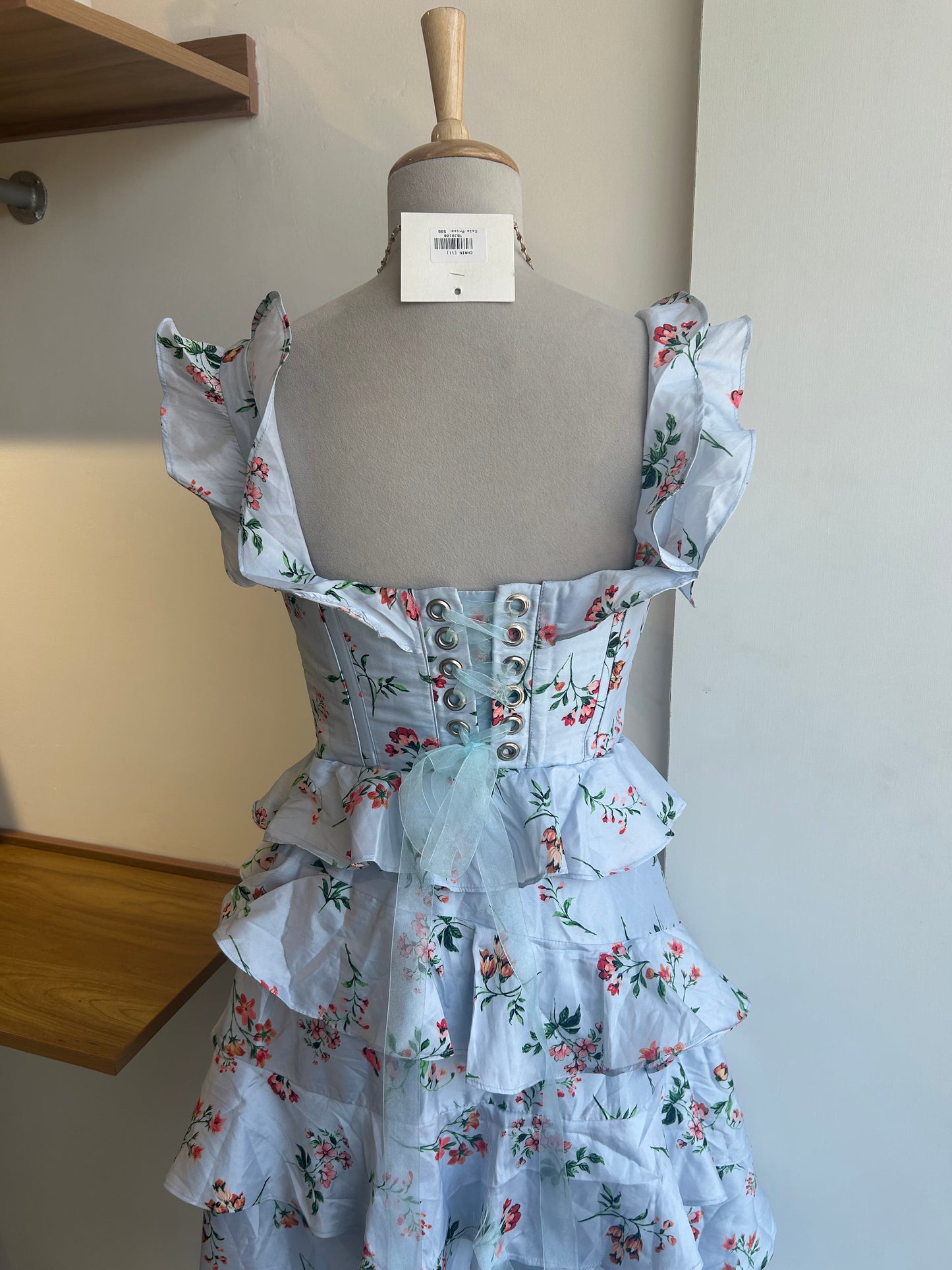 Anthropologie Corset Fit & Flare Dress