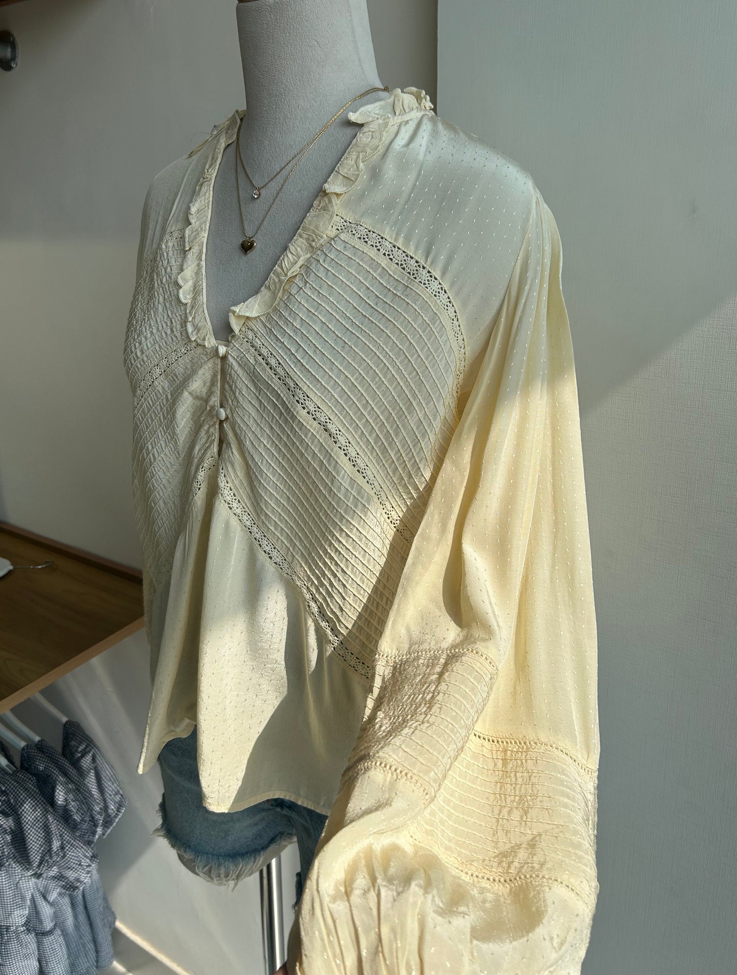 Zara cream top
