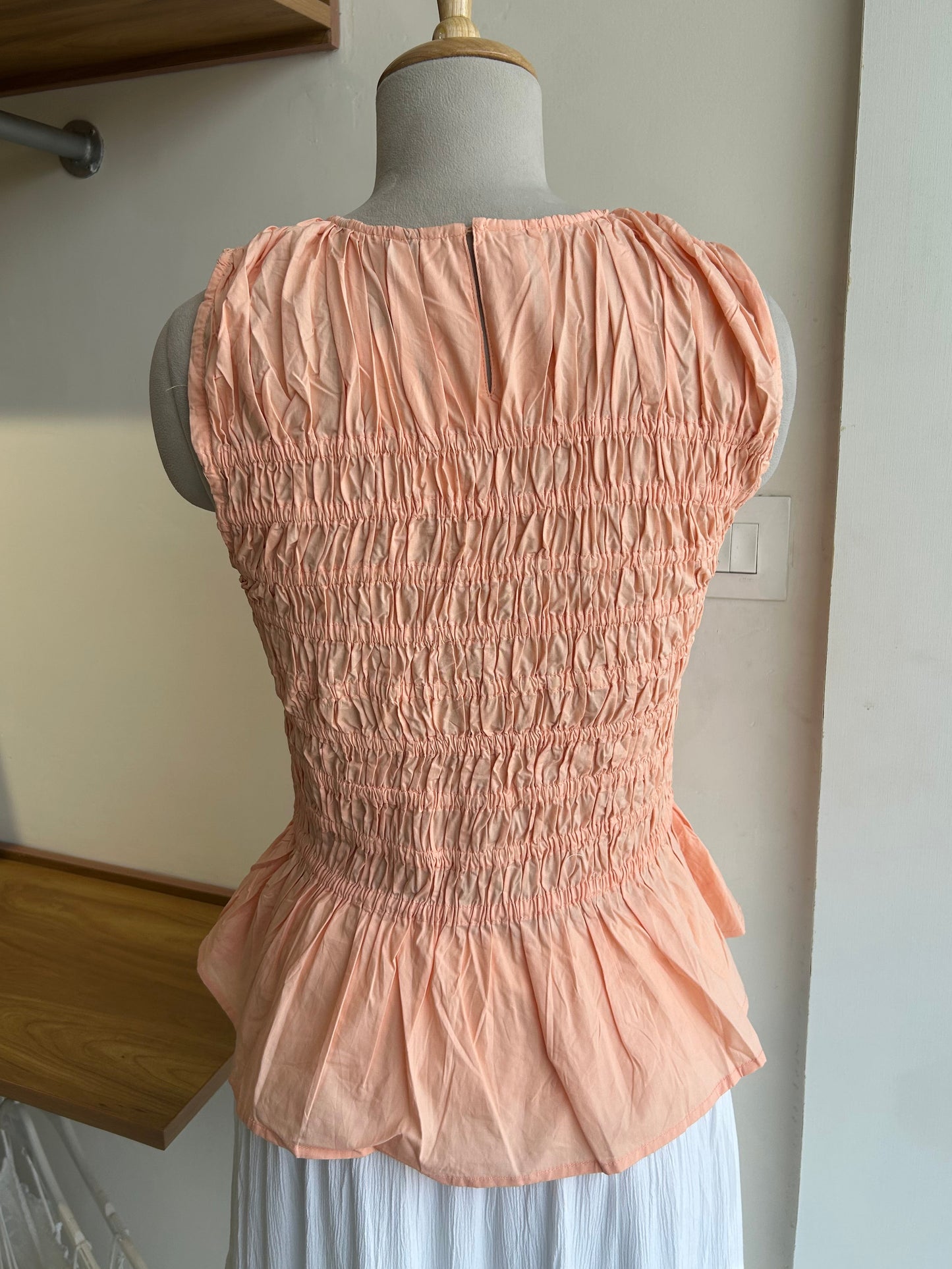 Zara smocked top