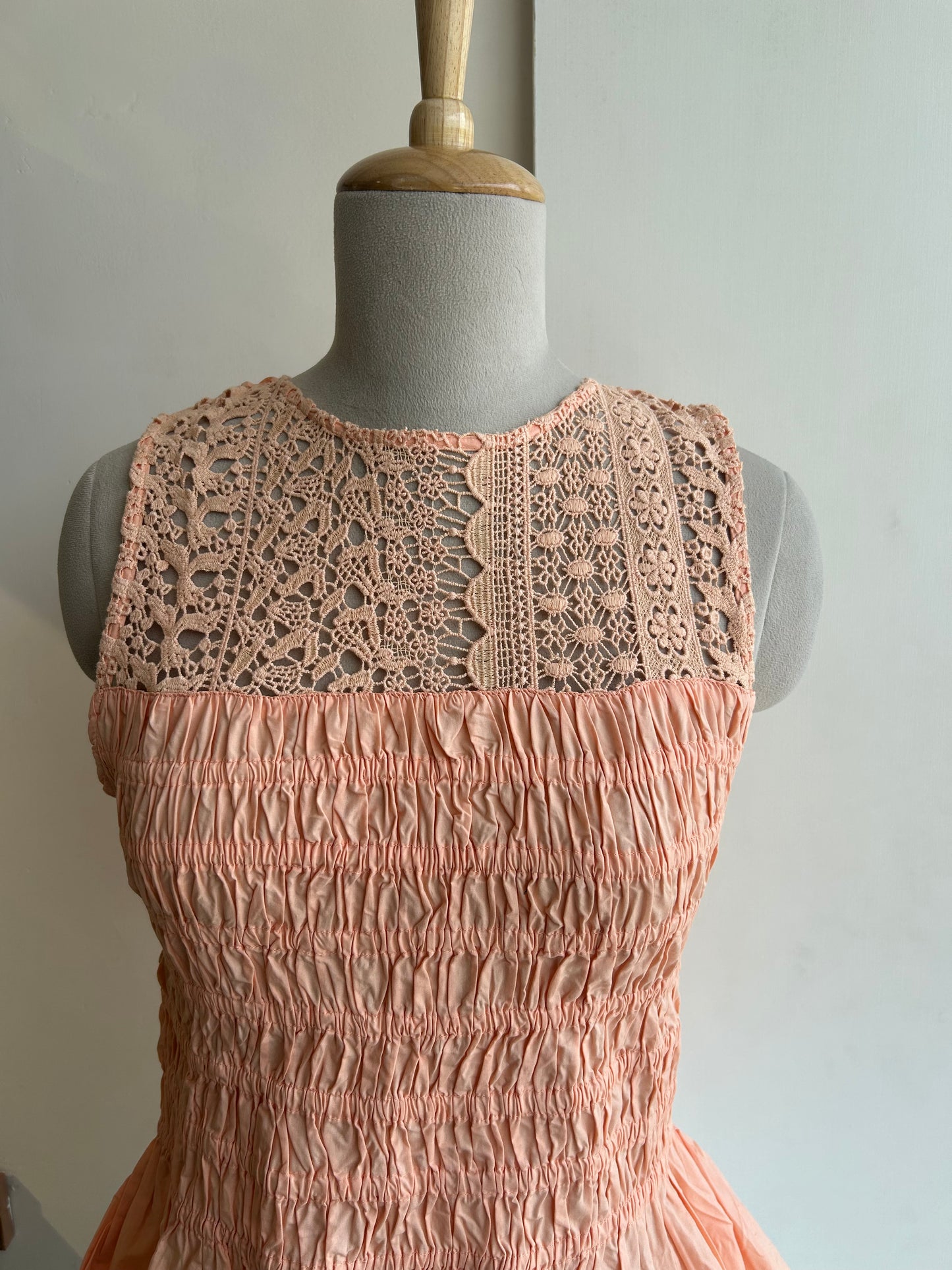 Zara smocked top