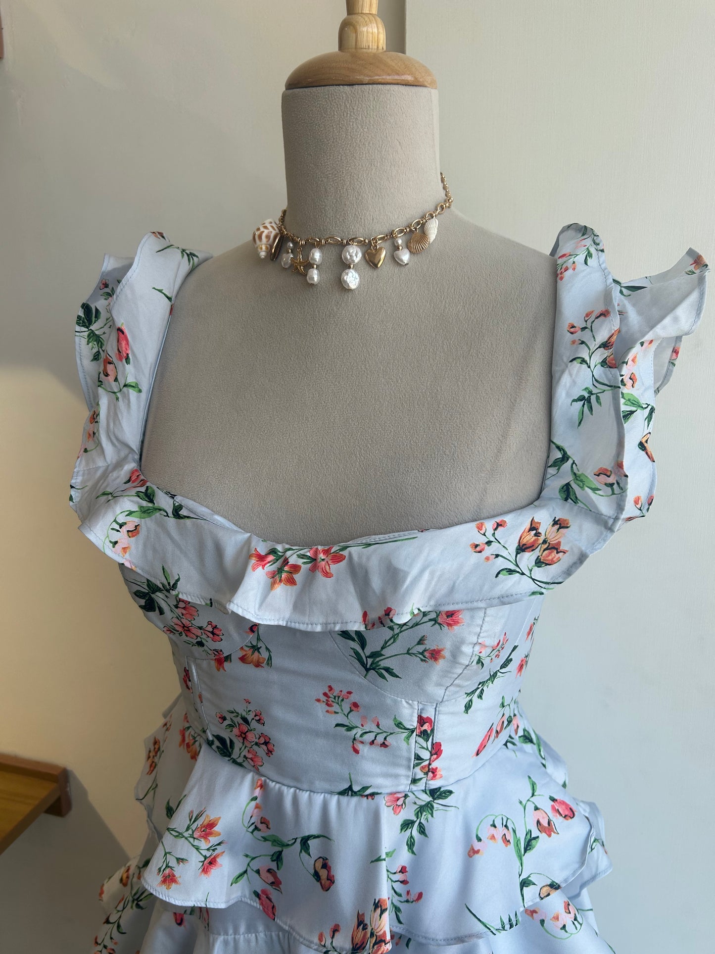 Anthropologie Corset Fit & Flare Dress