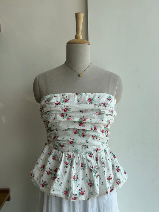 Japna Floral Peplum Top