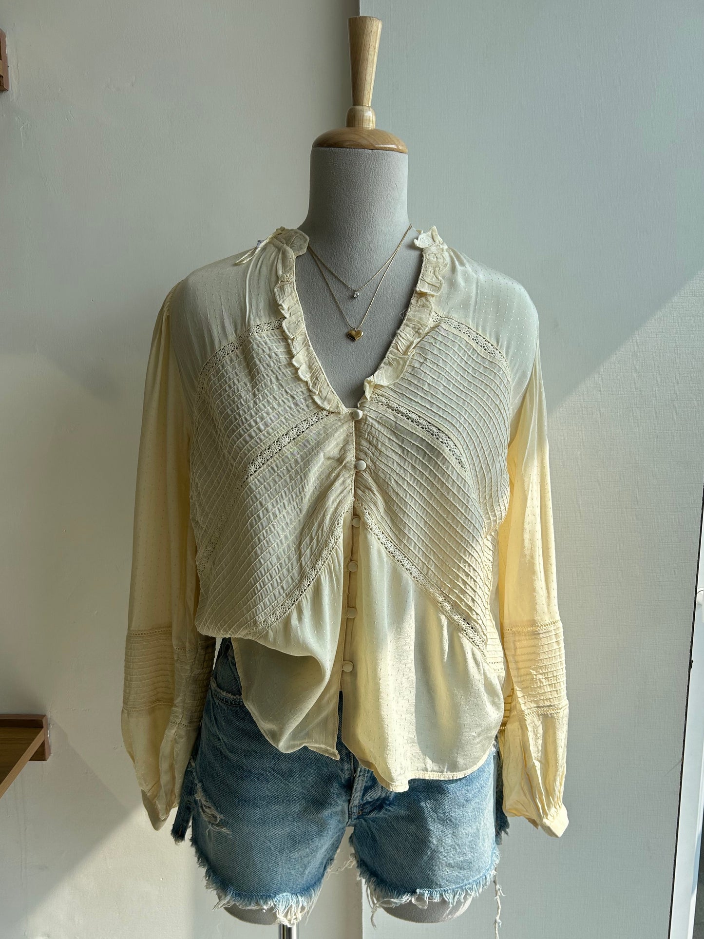 Zara cream top