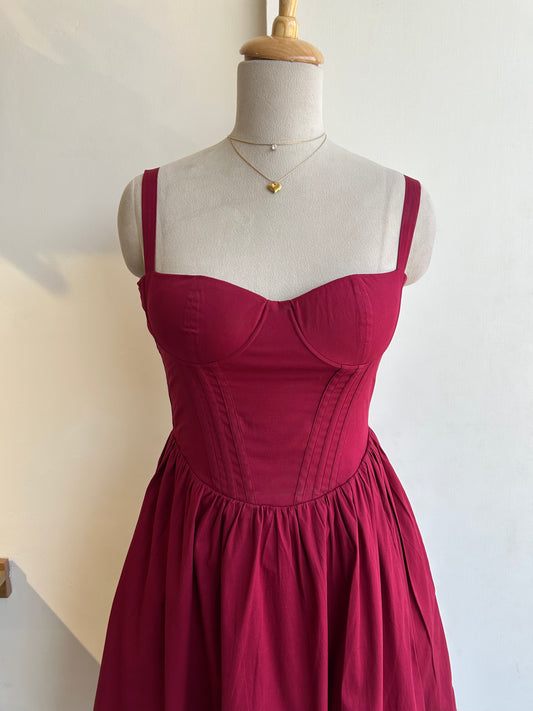 Red Corset Dress