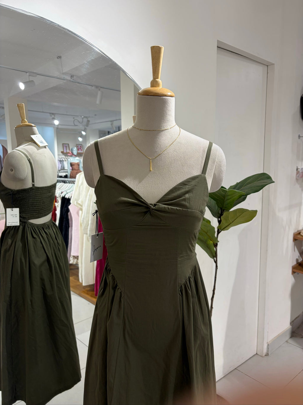 Olive Green Maxi Dress