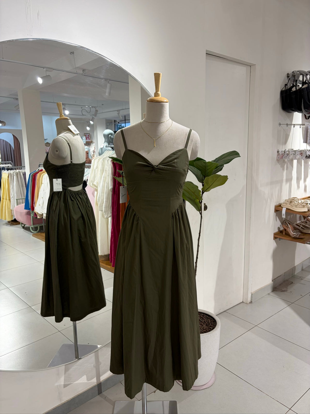 Olive Green Maxi Dress