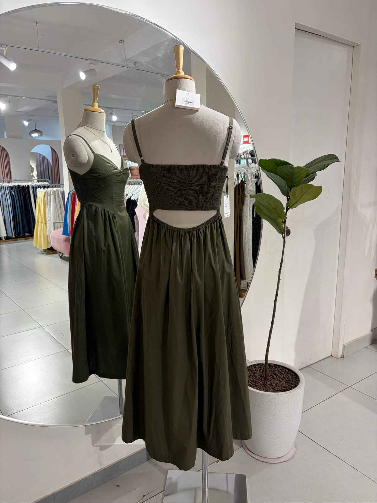 Olive Green Maxi Dress
