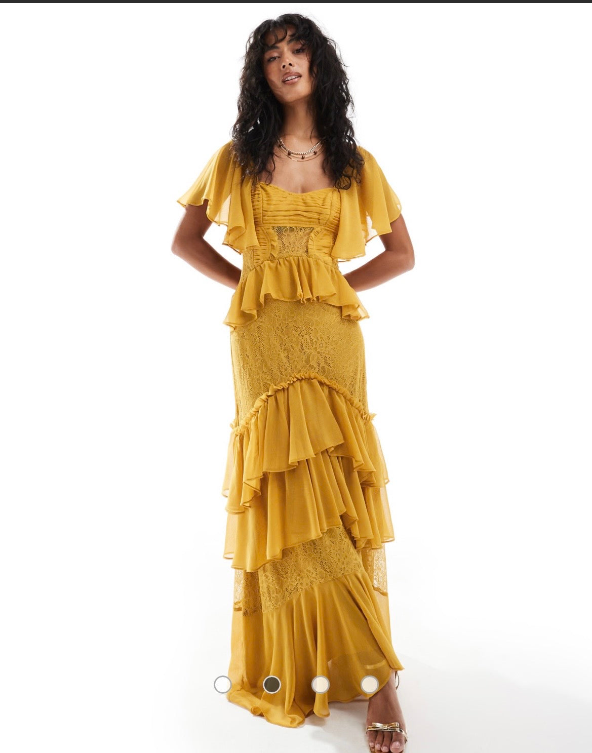 ASOS Flutter Sleeve Dress