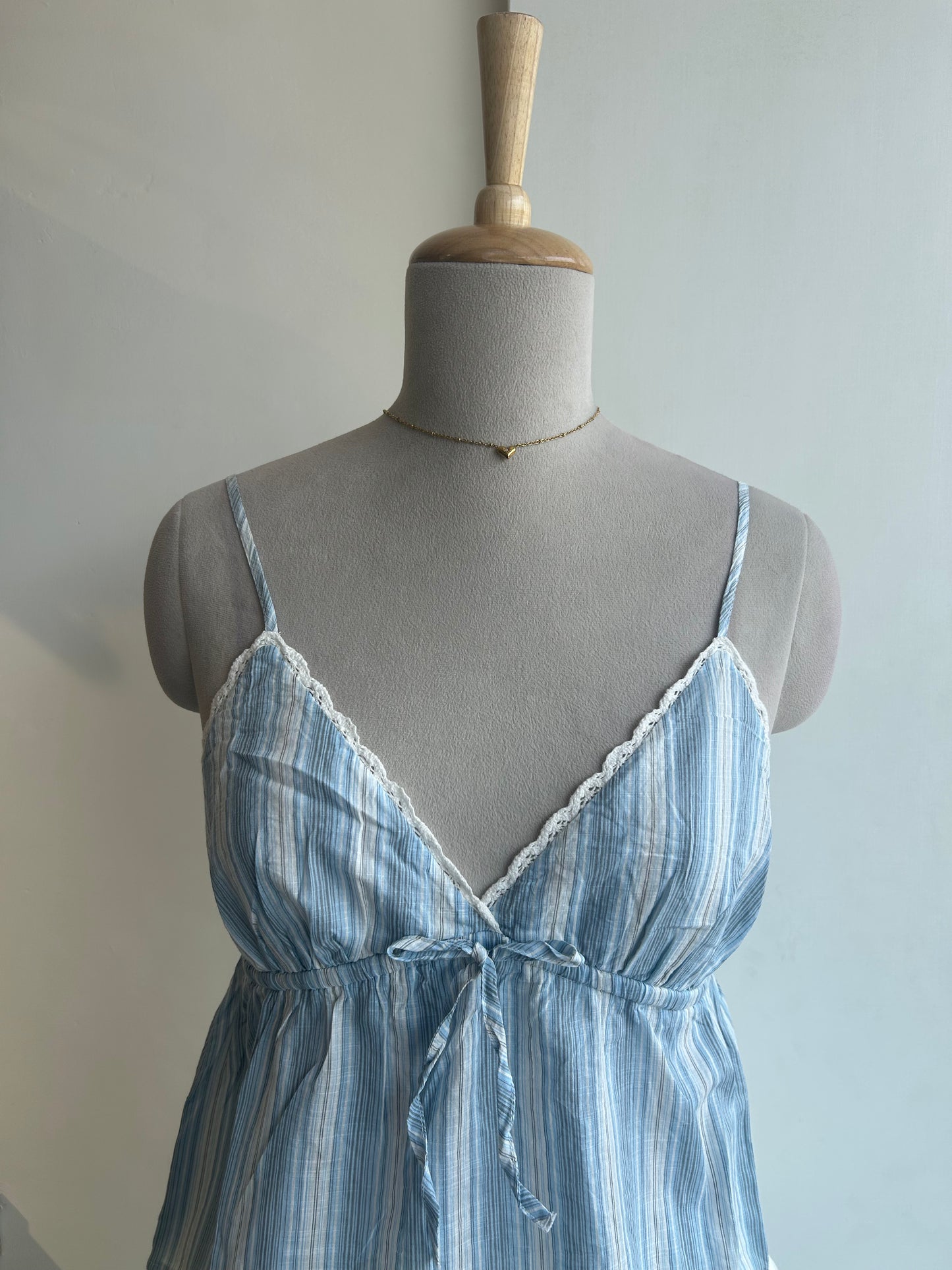 Blue Stripe Cami Top