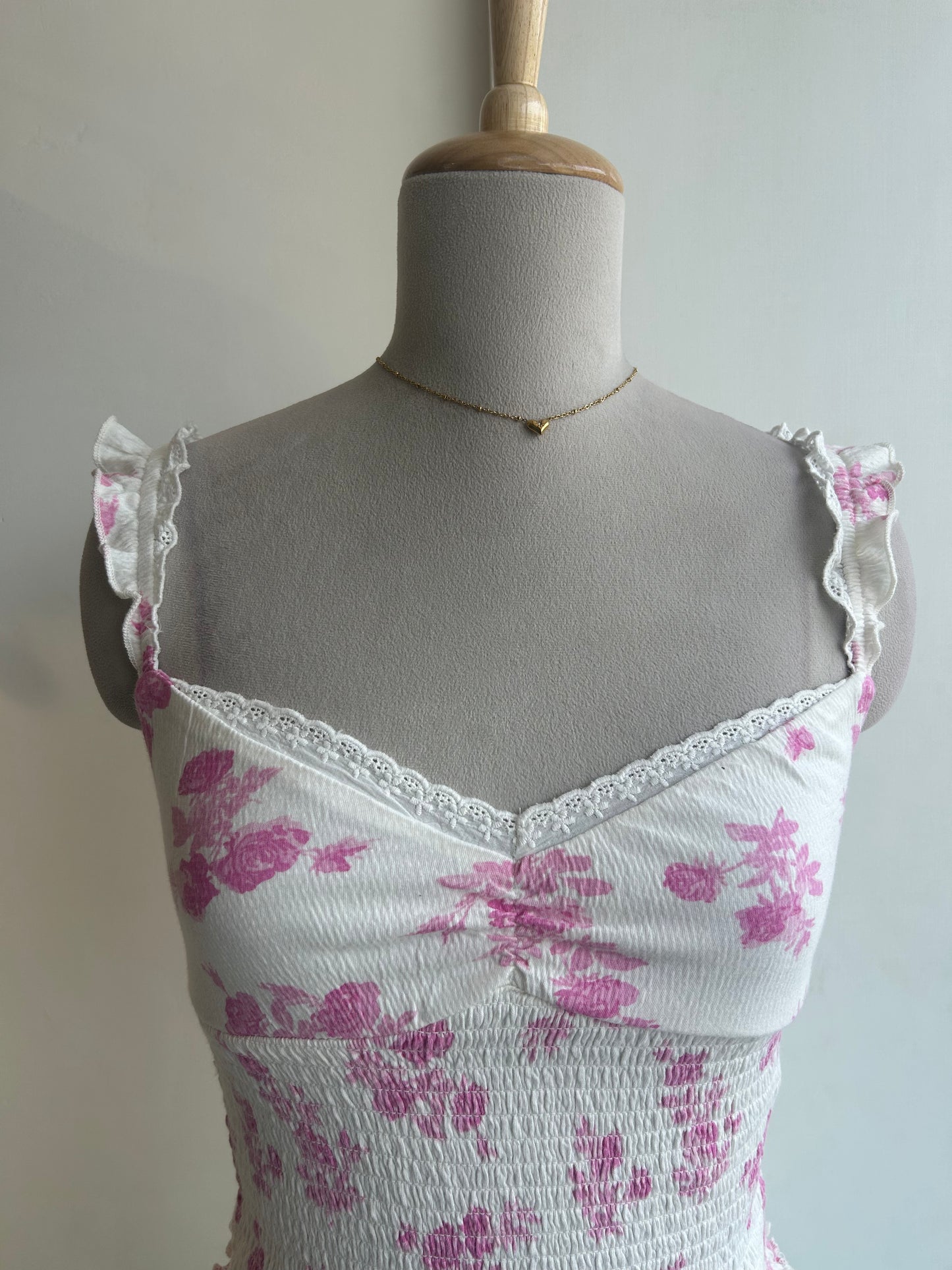Smocked Floral Top
