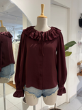 Ruffled Long Sleeve Top