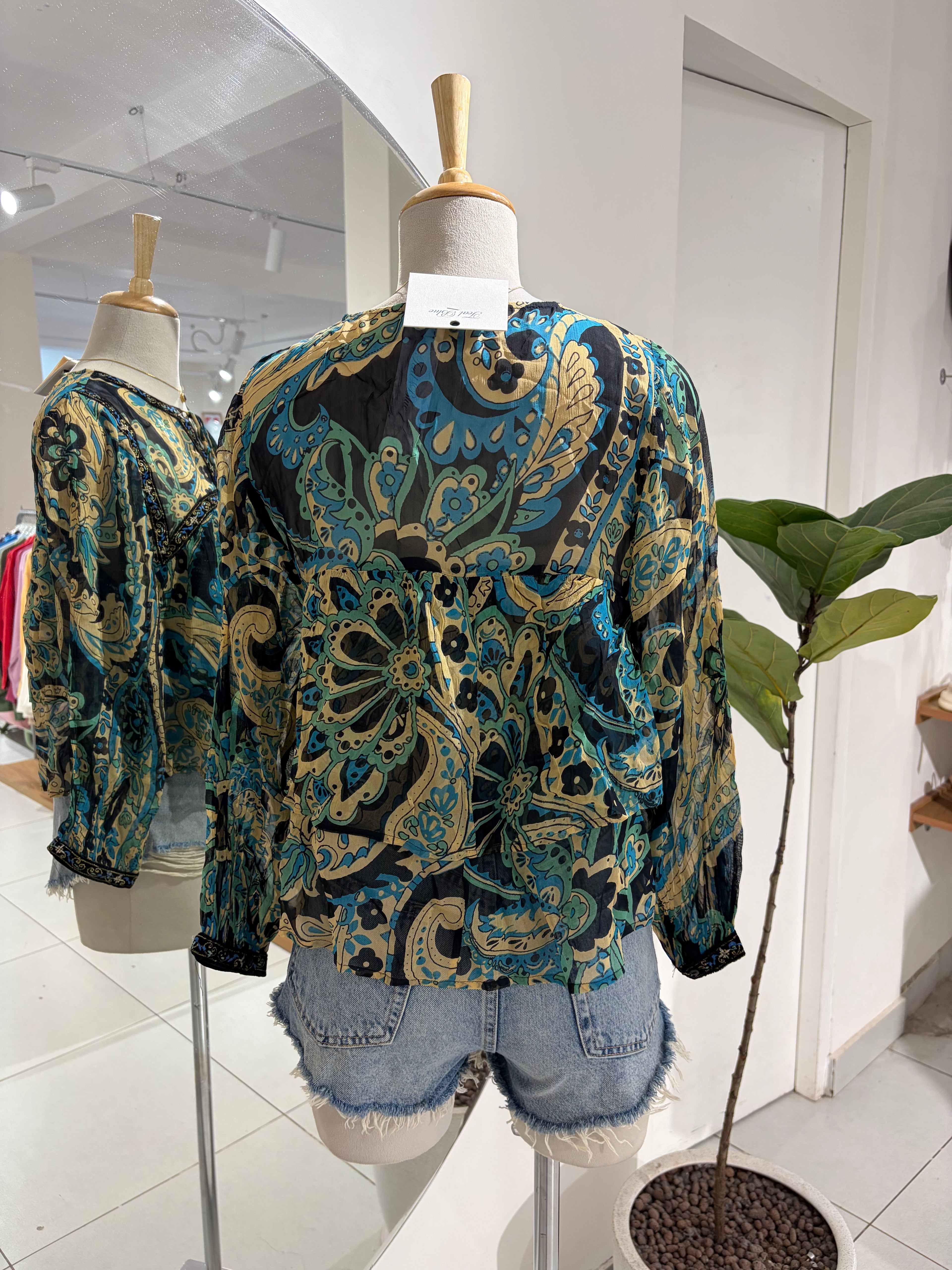 Zara Boho Top