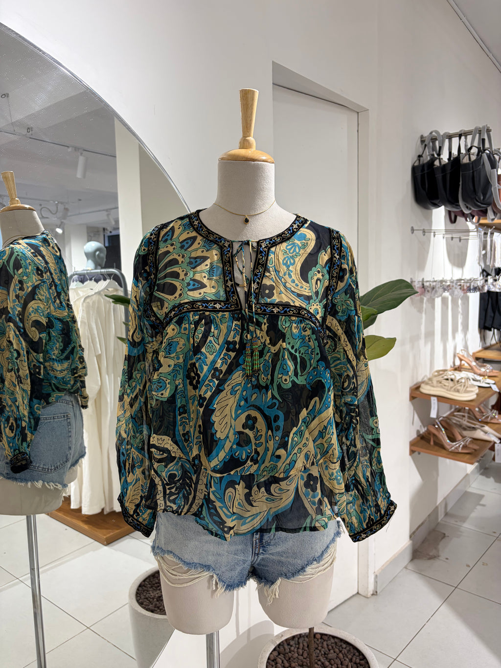 Zara Boho Top