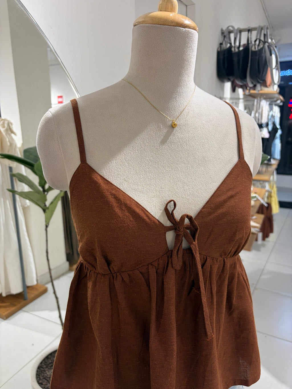 Brown Cami Top
