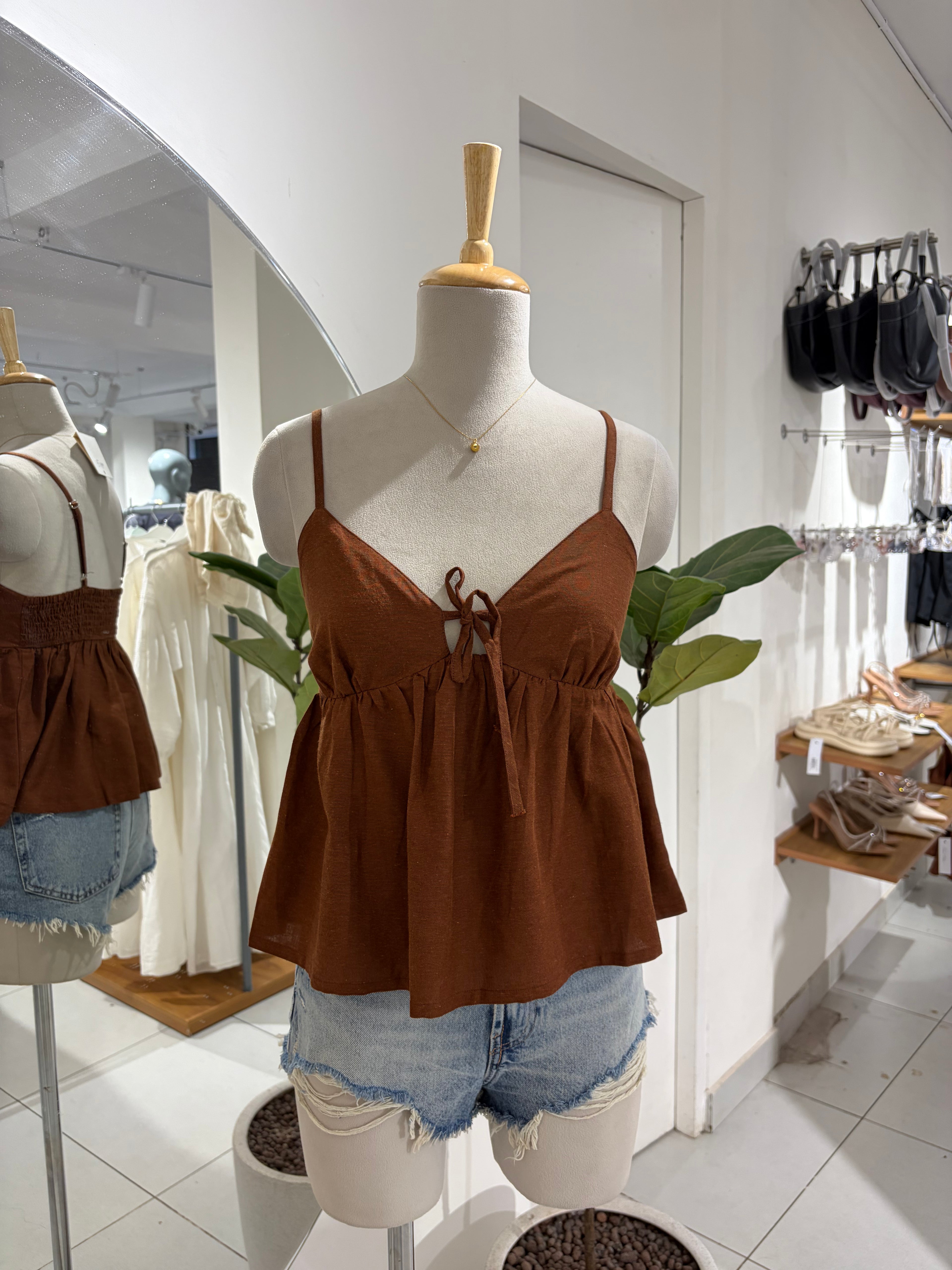 Brown Cami Top