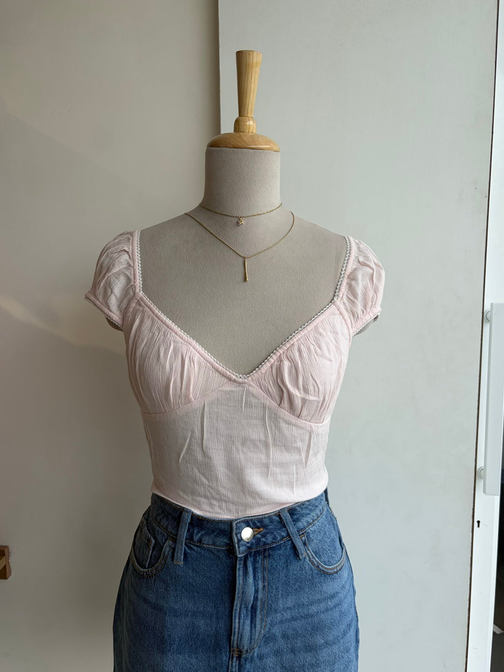 Pink Bustier Top