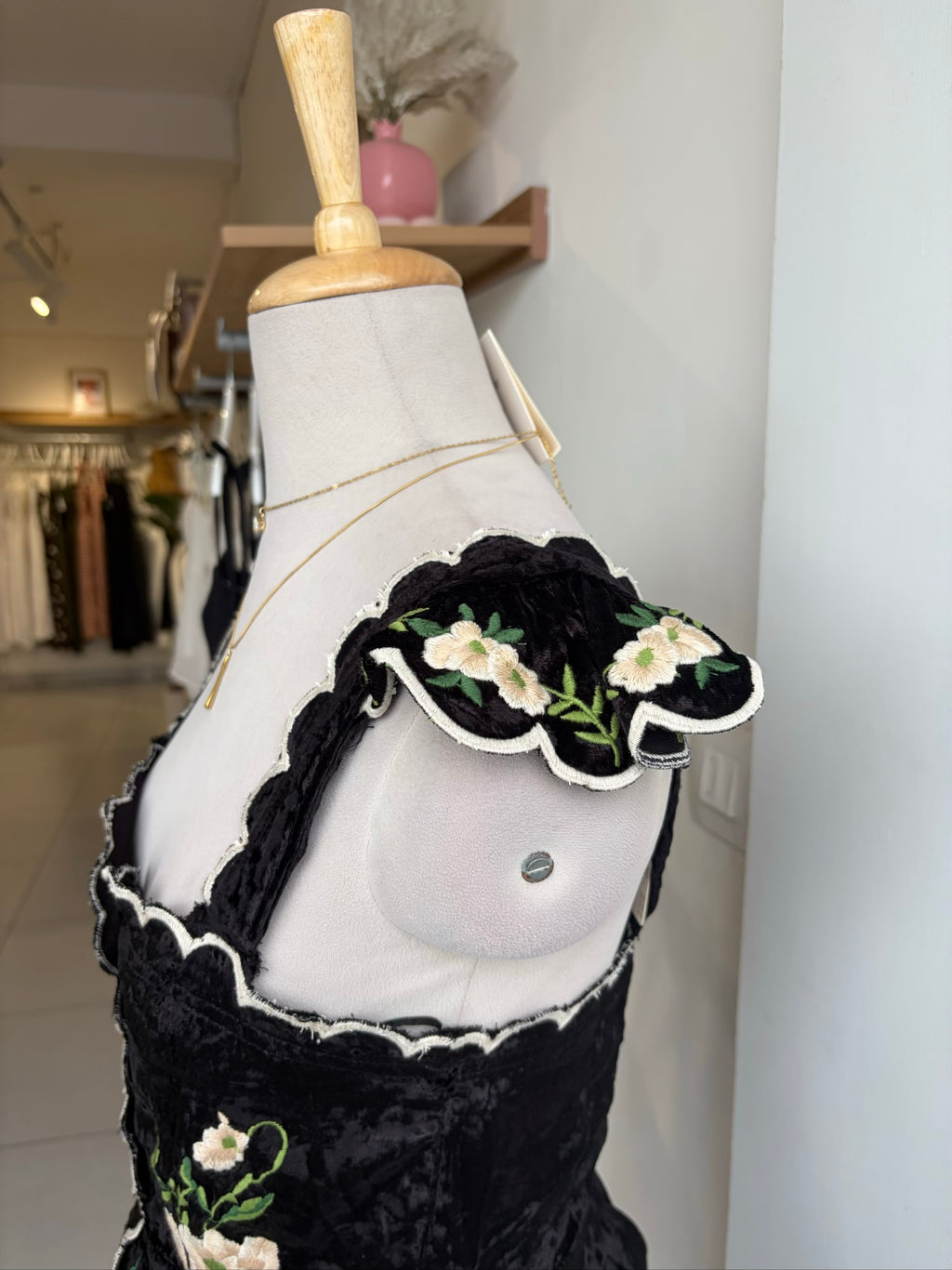 Black Velvet Top