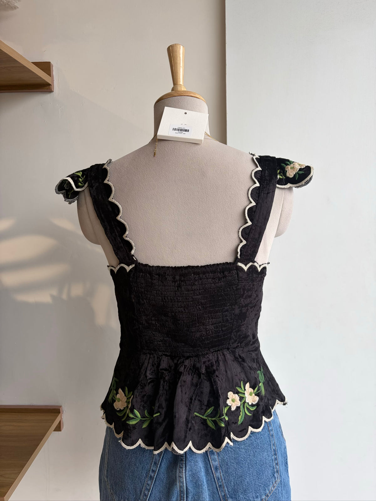 Black Velvet Top
