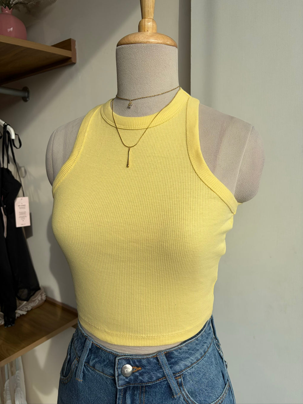 Tank Top Yellow #004