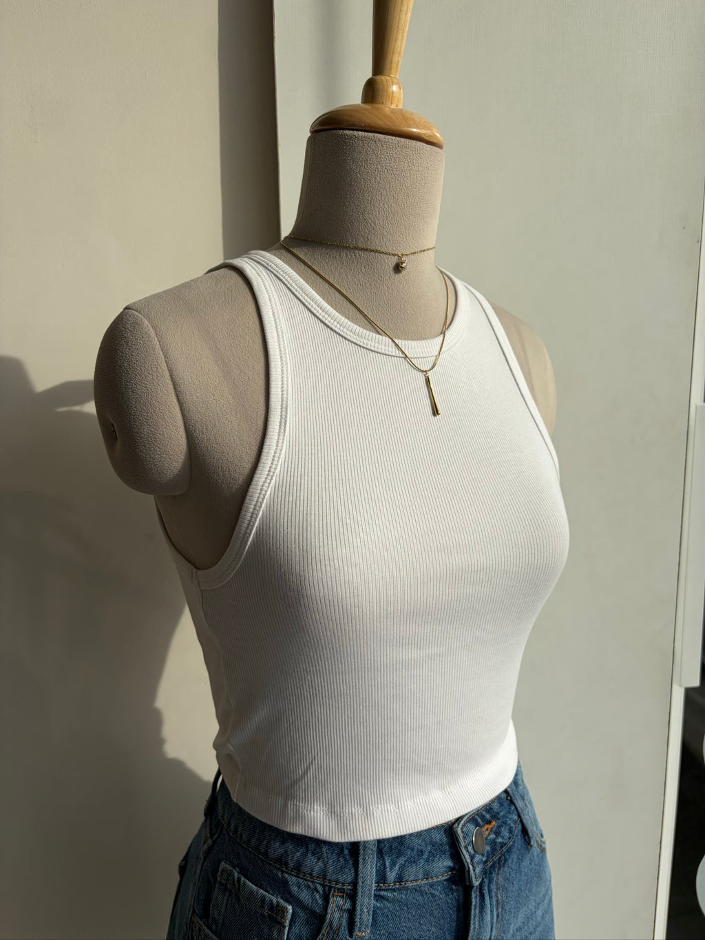 Tank Top White #007