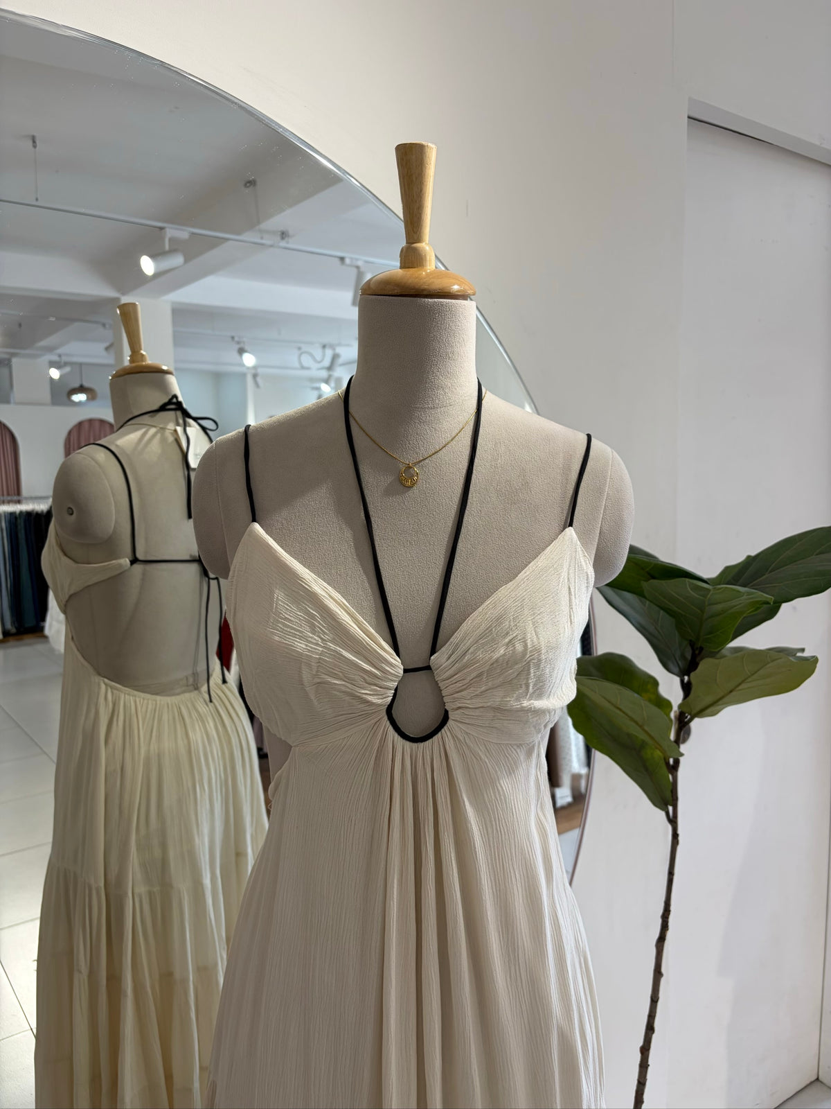 Long Backless Beach Wear Dress