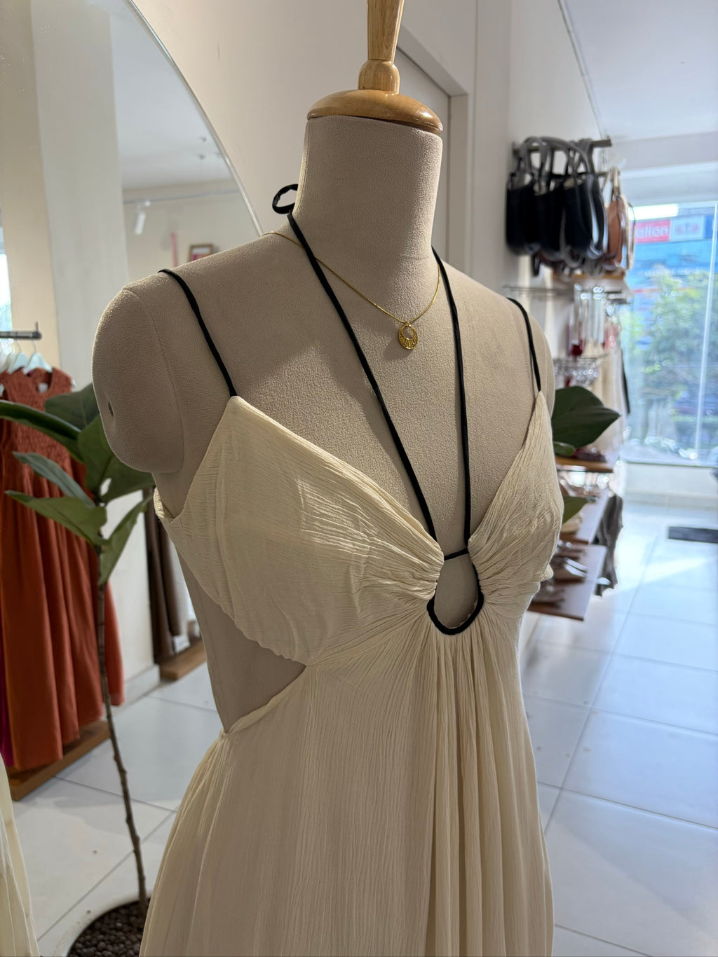 Long Backless Beach Wear Dress