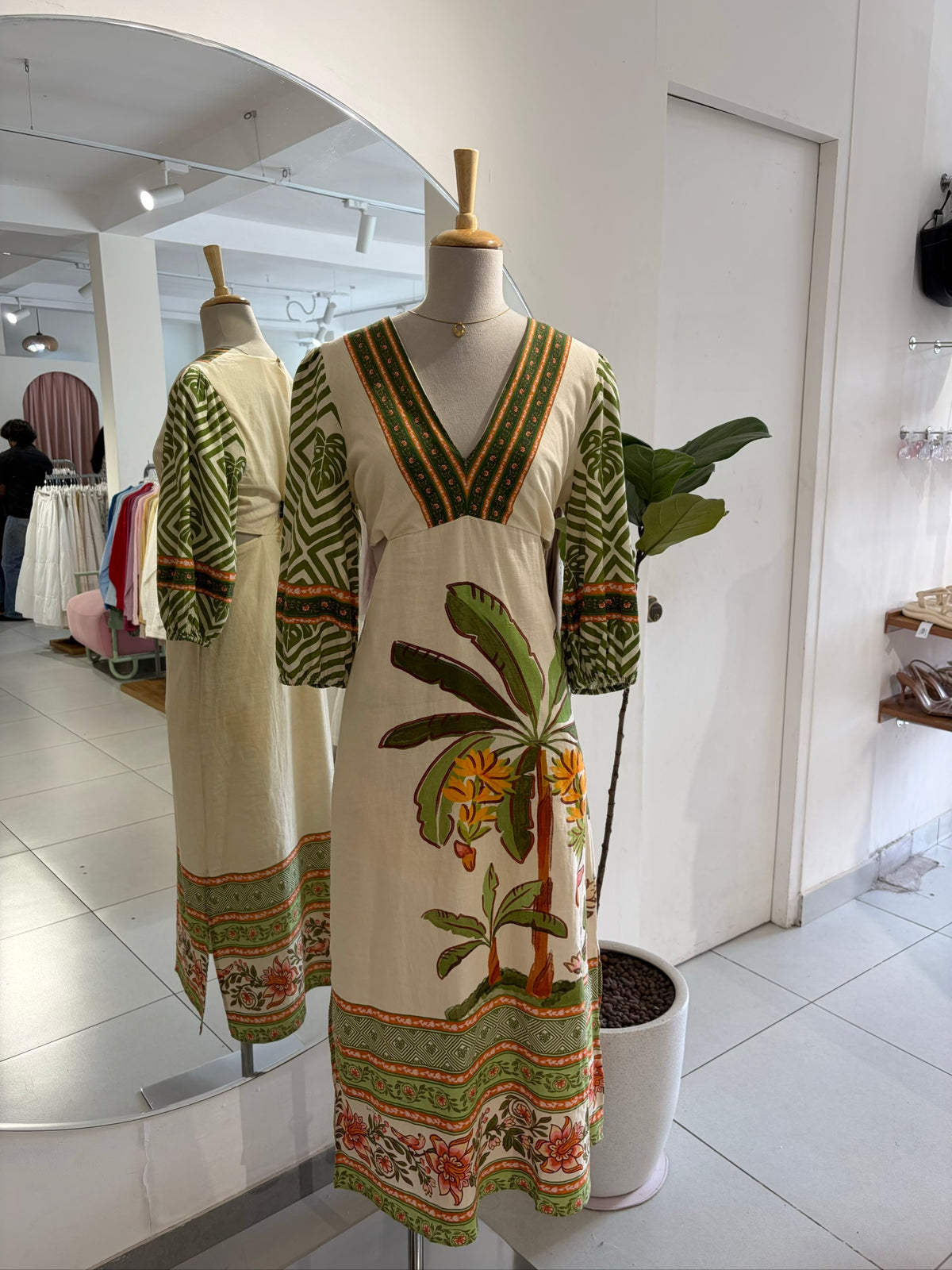 Farm Rio Waist Cut Dress