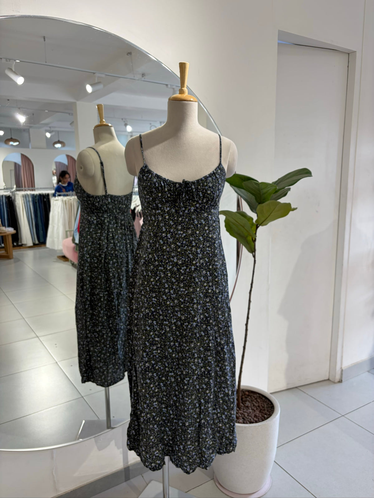 Black Floral Dress