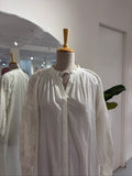 White Long Sleeve with Front Button