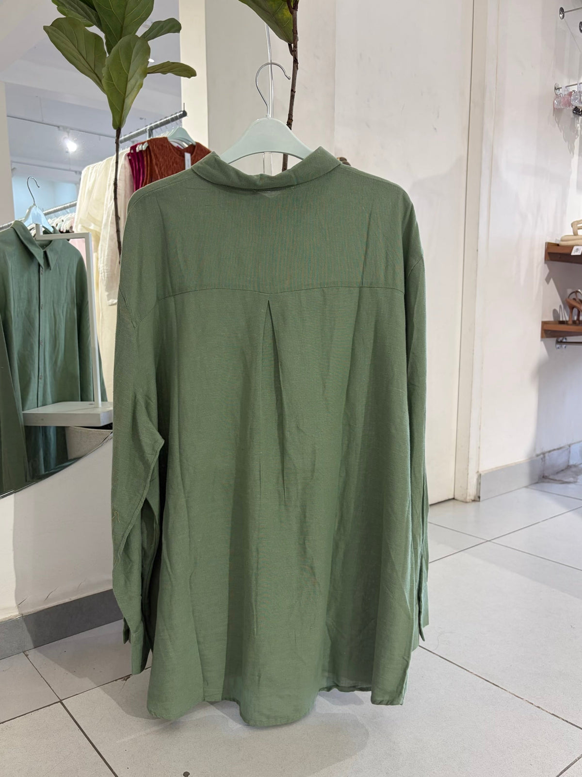 Green Oversized Shirt