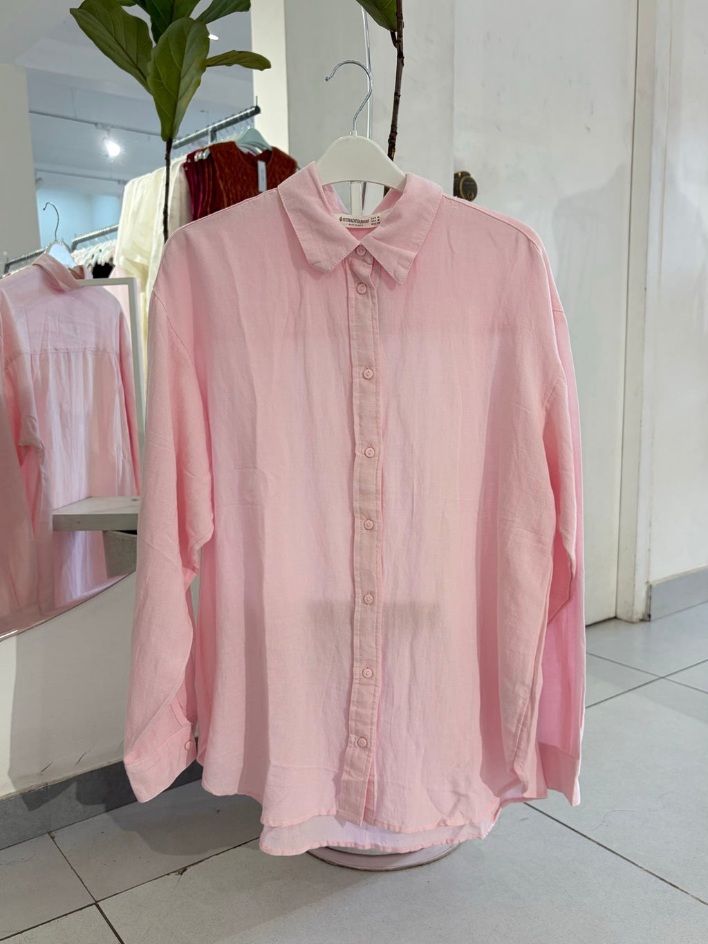 Pink Oversized Shirt