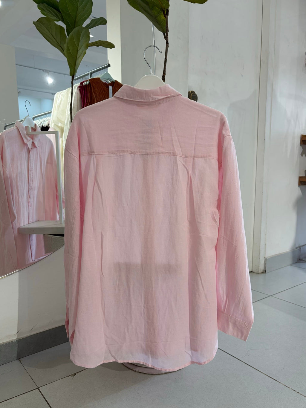 Pink Oversized Shirt