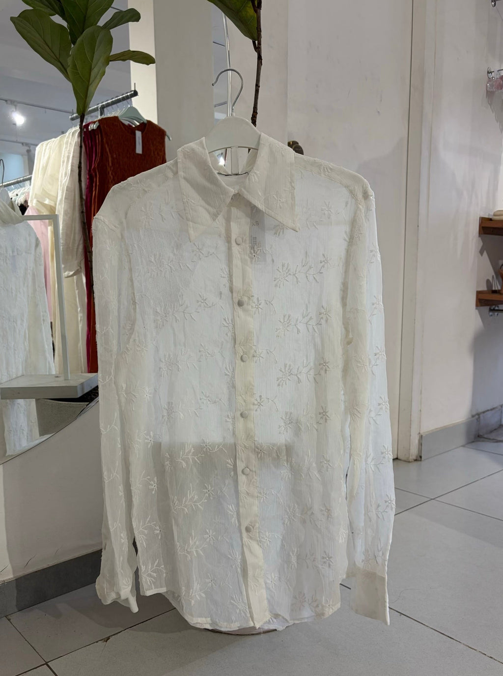 White Sheer Shirt