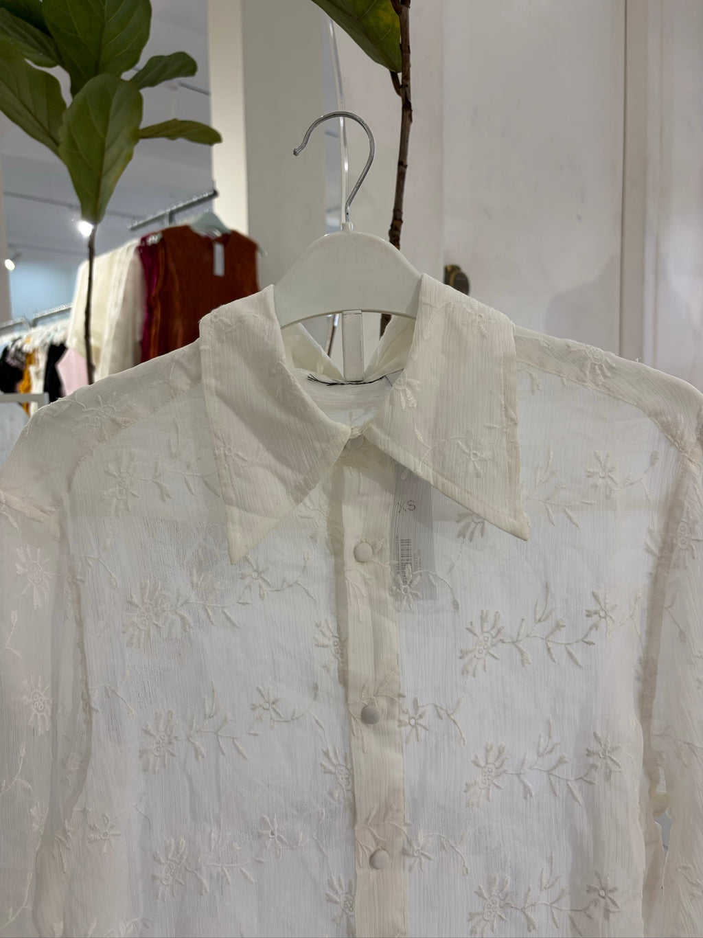 White Sheer Shirt